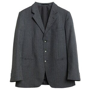 Sundazed (Germany) Trevira Pinstripe Basket Weave Cutaway Jacket gray Diamond